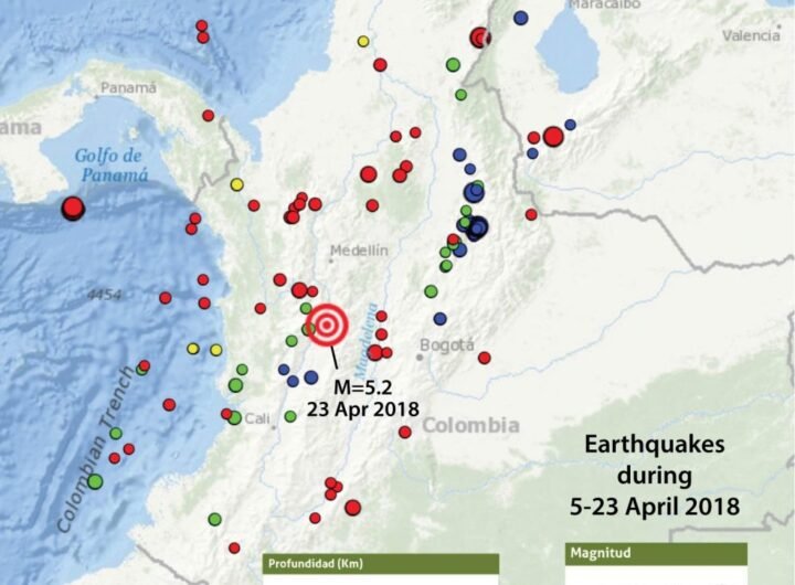 Seismo en colombia